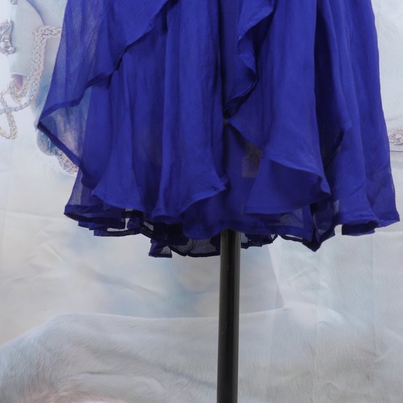 Free People Purple Beaded Detail Wide Sheer Sleeve 70's Inspired Boho S XS Top - Picture 8 of 12